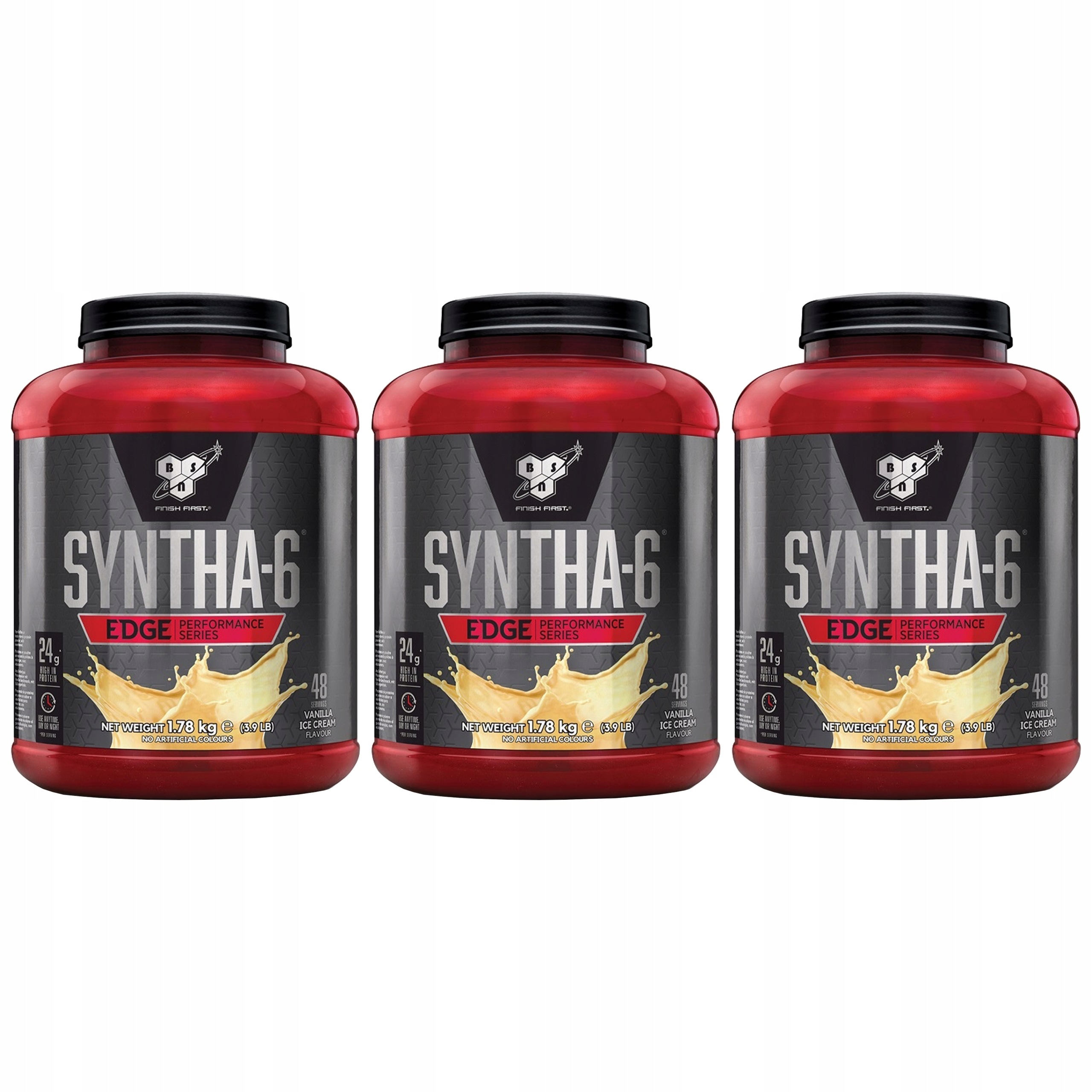3x Protein Syntha-6 Edge 24 g Protein 6 frakcí Svalová hmota Bsn