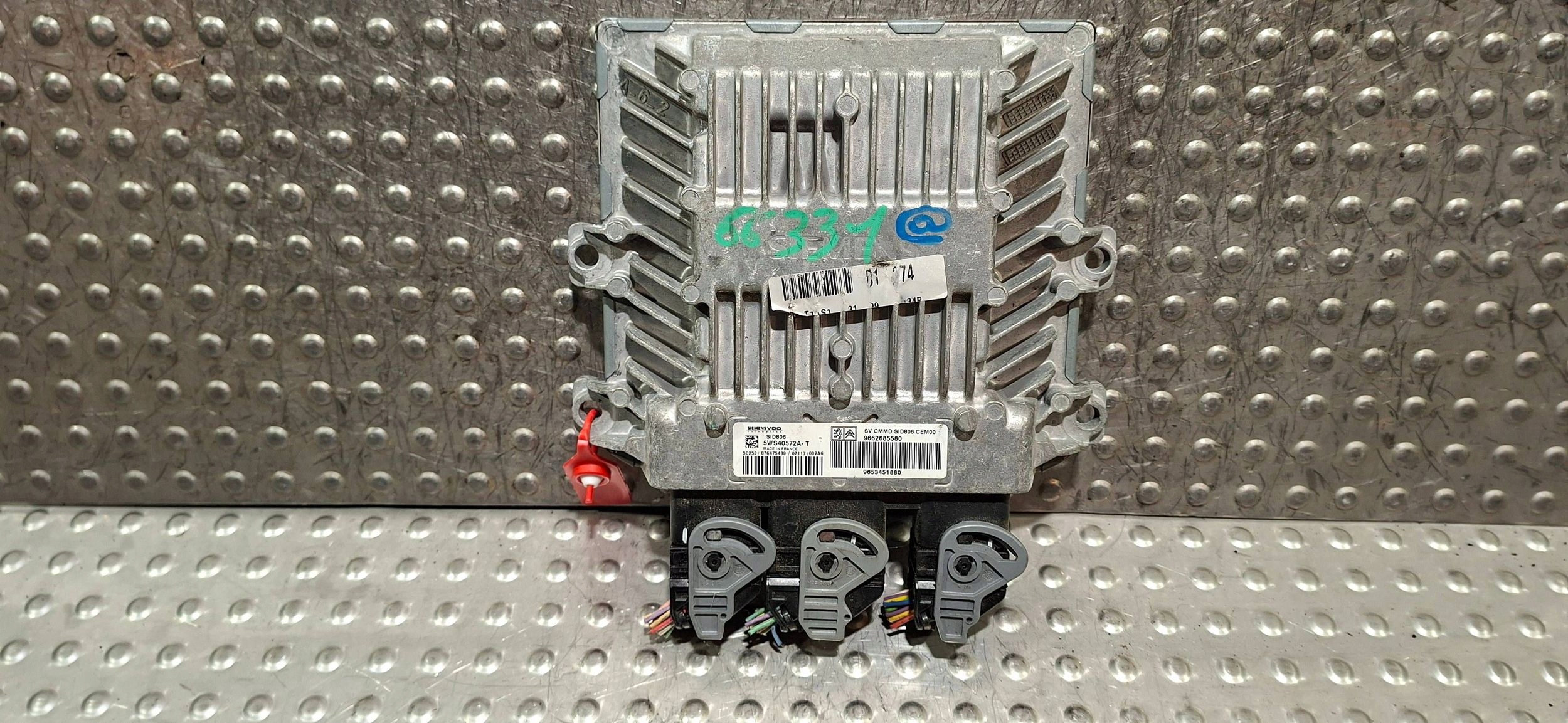 computer 9662685580 9653451880 5WS40572AT PEUGEOT 1007 1.4 HDI