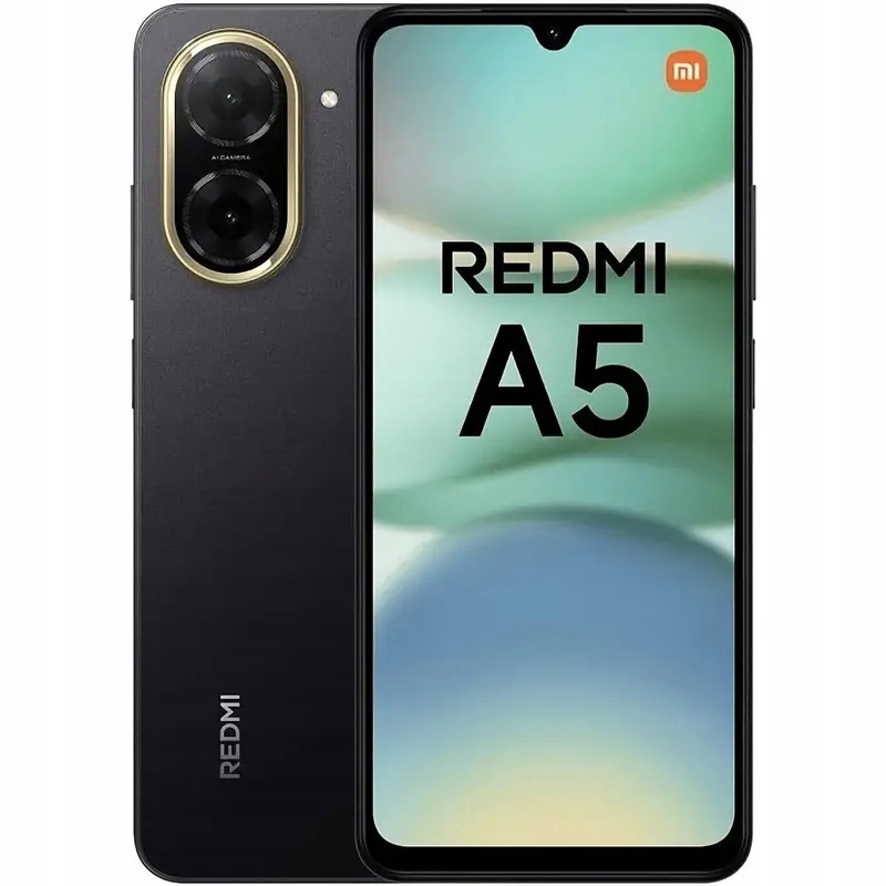 Smartfon Xiaomi Redmi A5 4 Gb 128 Gb czarny 5200mAh ładowarka