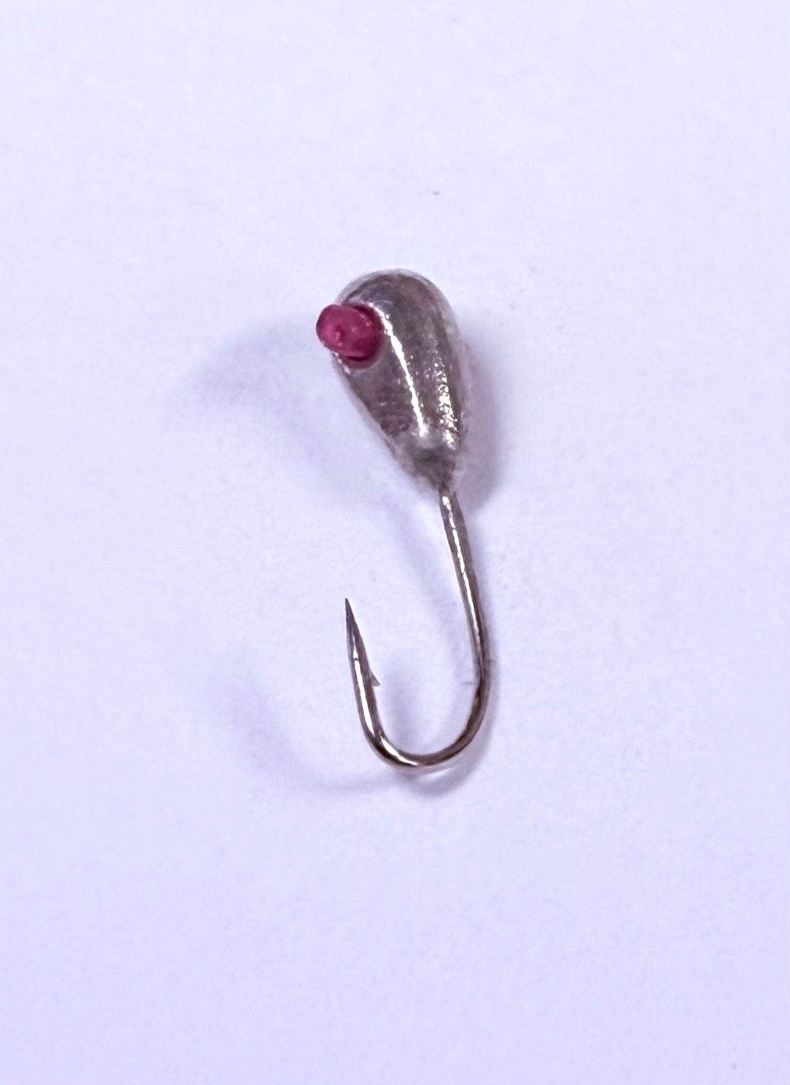 Mormyszka Wolframowa Lusterko srebrna igielit 2mm ~0,13g 3720NI