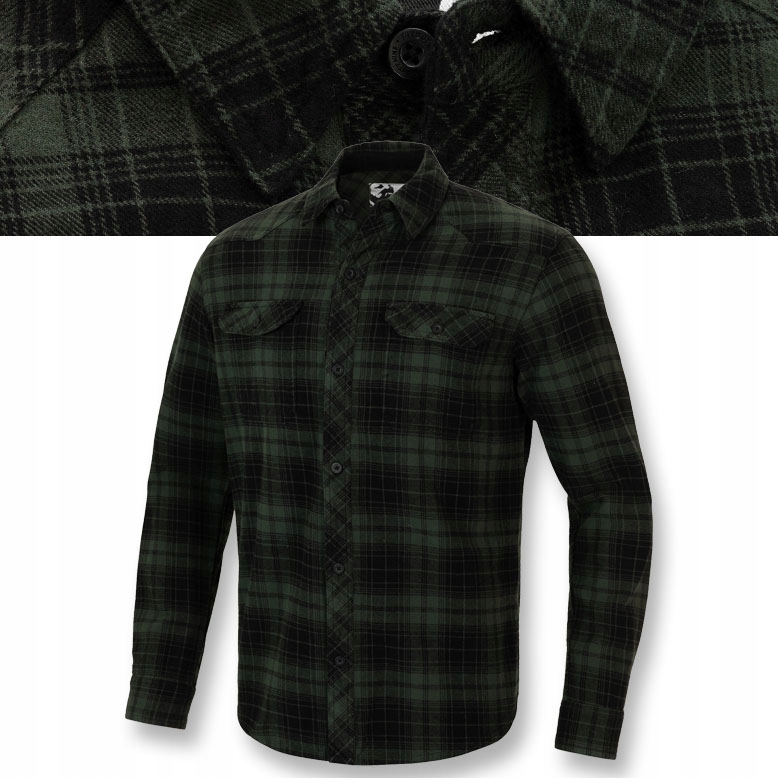 Męska Koszula flanelowa Pitbull Klasyczna Koszula w kratę Mitchell