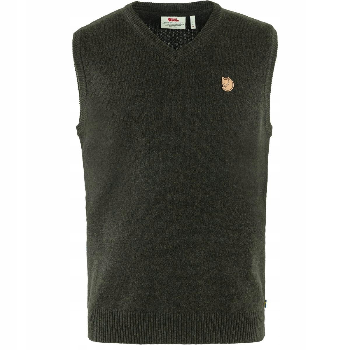 Kamizelka myśliwska wełniana Fjall Raven Ovik Wool Vest L outdoor ciepła