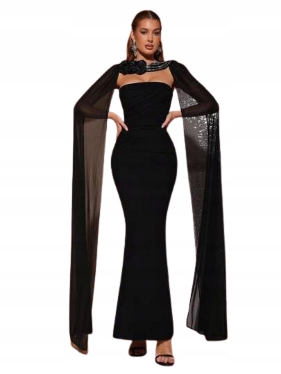 Shein Černé Šaty S Odhalenými Rameny M 1KK