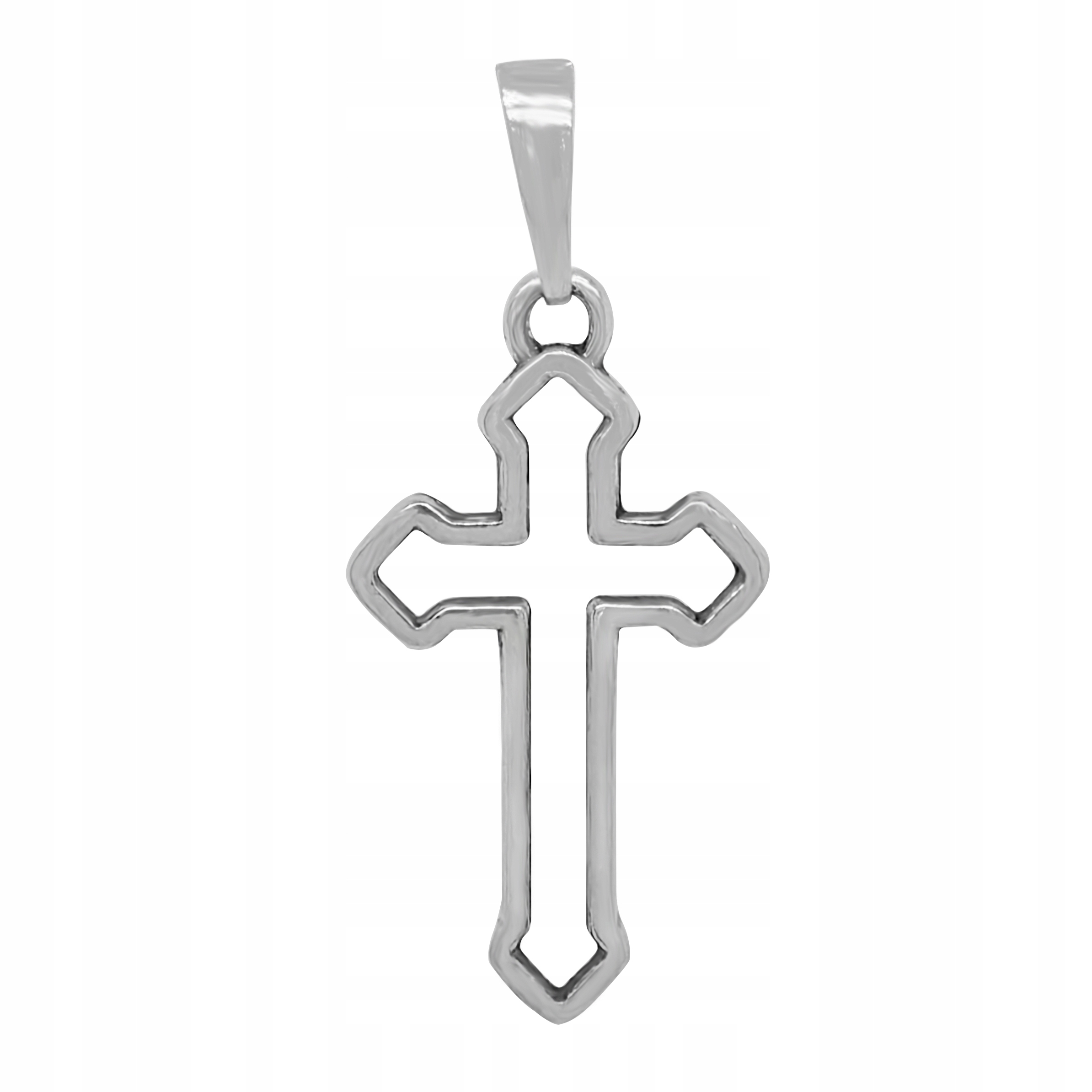 Pánský stříbrný křížek Stříbro ryzost 925 Elegantní Přívěsek Kříž