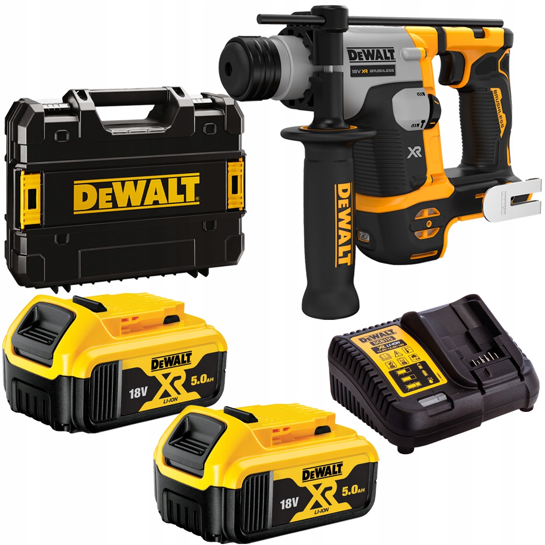 

Młotowiertarka Sds+ 1,4J 18V 2x5Ah DeWALT DCH172P2