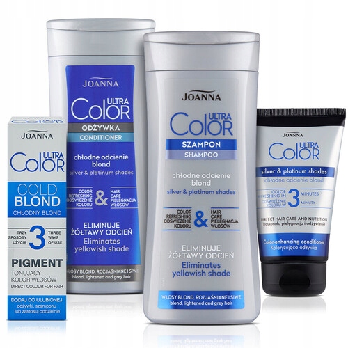 

Joanna Ultra Color zestaw do włosów chłodny blond