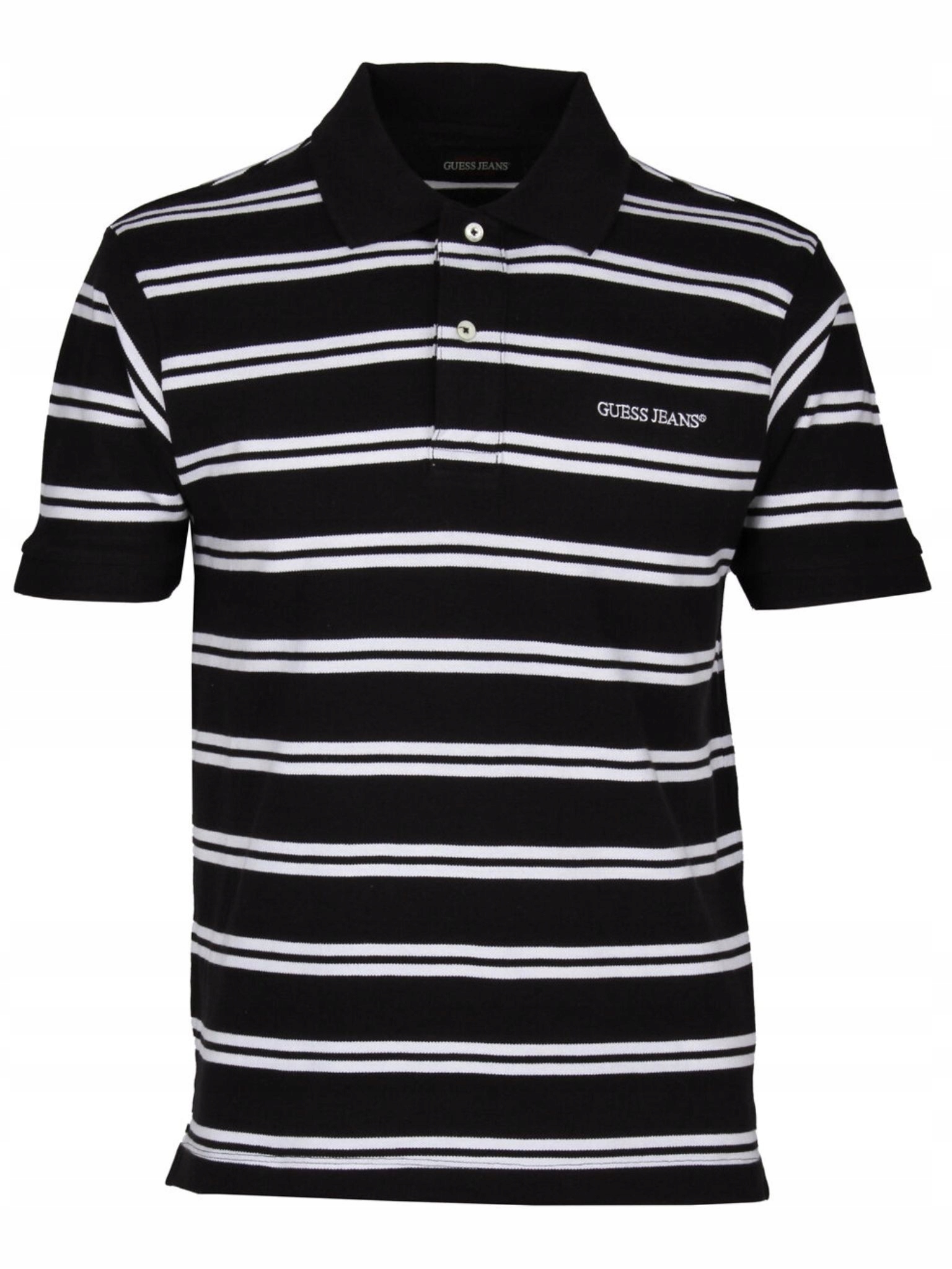 Pánská polokošile Guess Jeans M5RP29 KCOT1 černá M