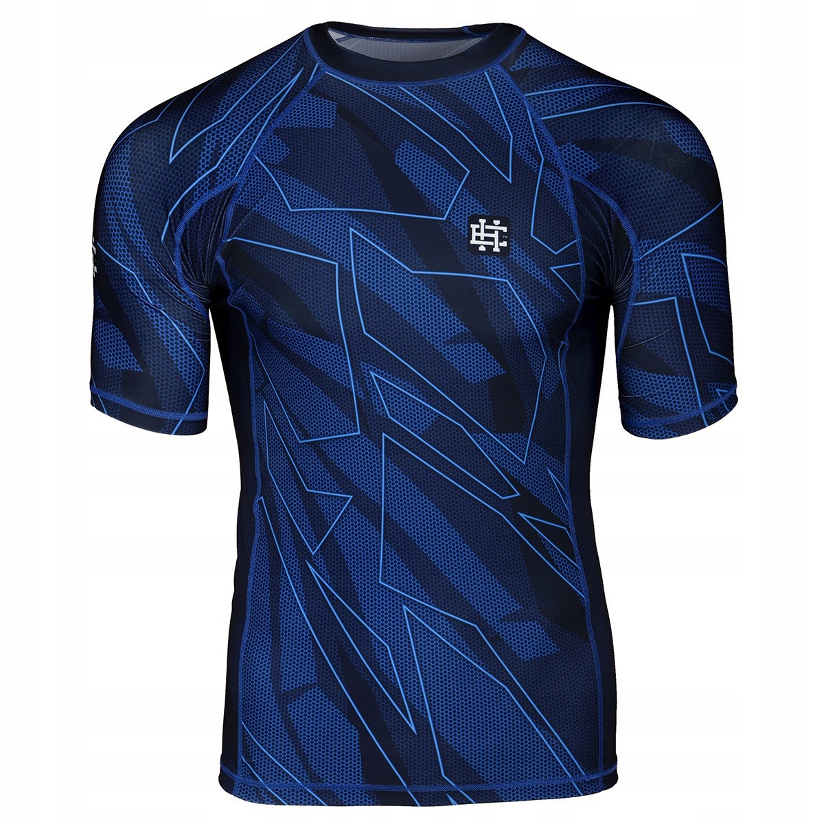 Short sleeve rashguard SHADOW 2XL NIEBIESKI