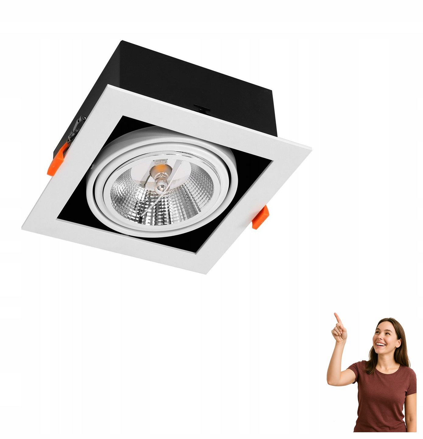 Zapuštěné svítidlo kulaté stropní svítidlo Plaza ML4739 Milagro