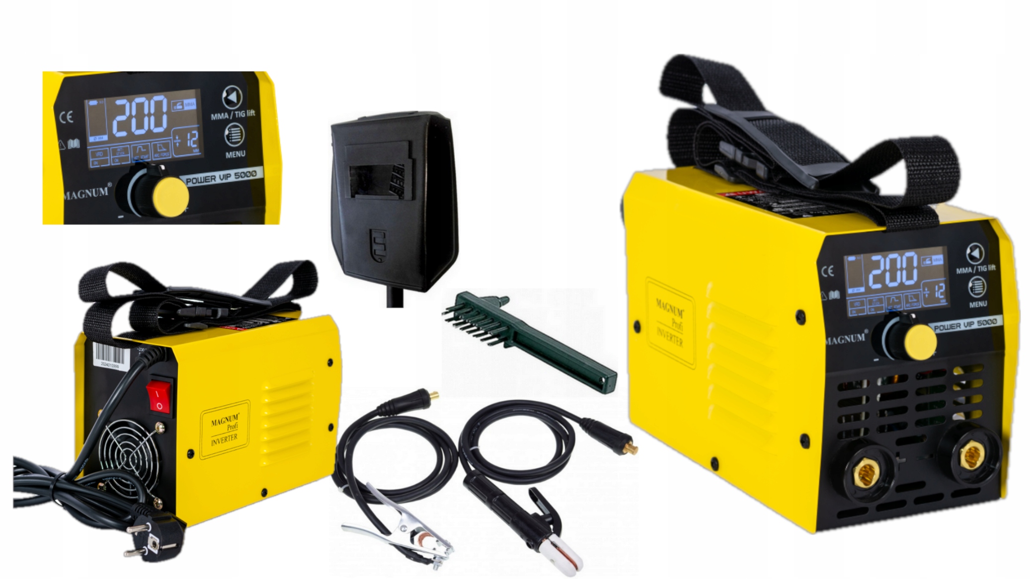 Spawarka elektrodowa Inwertorowa Magnum Power Vip 5000 LCD Mma Synergia