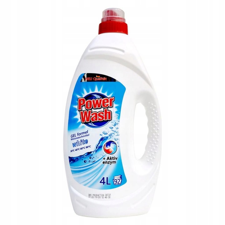 

Power Wash Żel Do Prania Tkanin Białych Jasnych 4