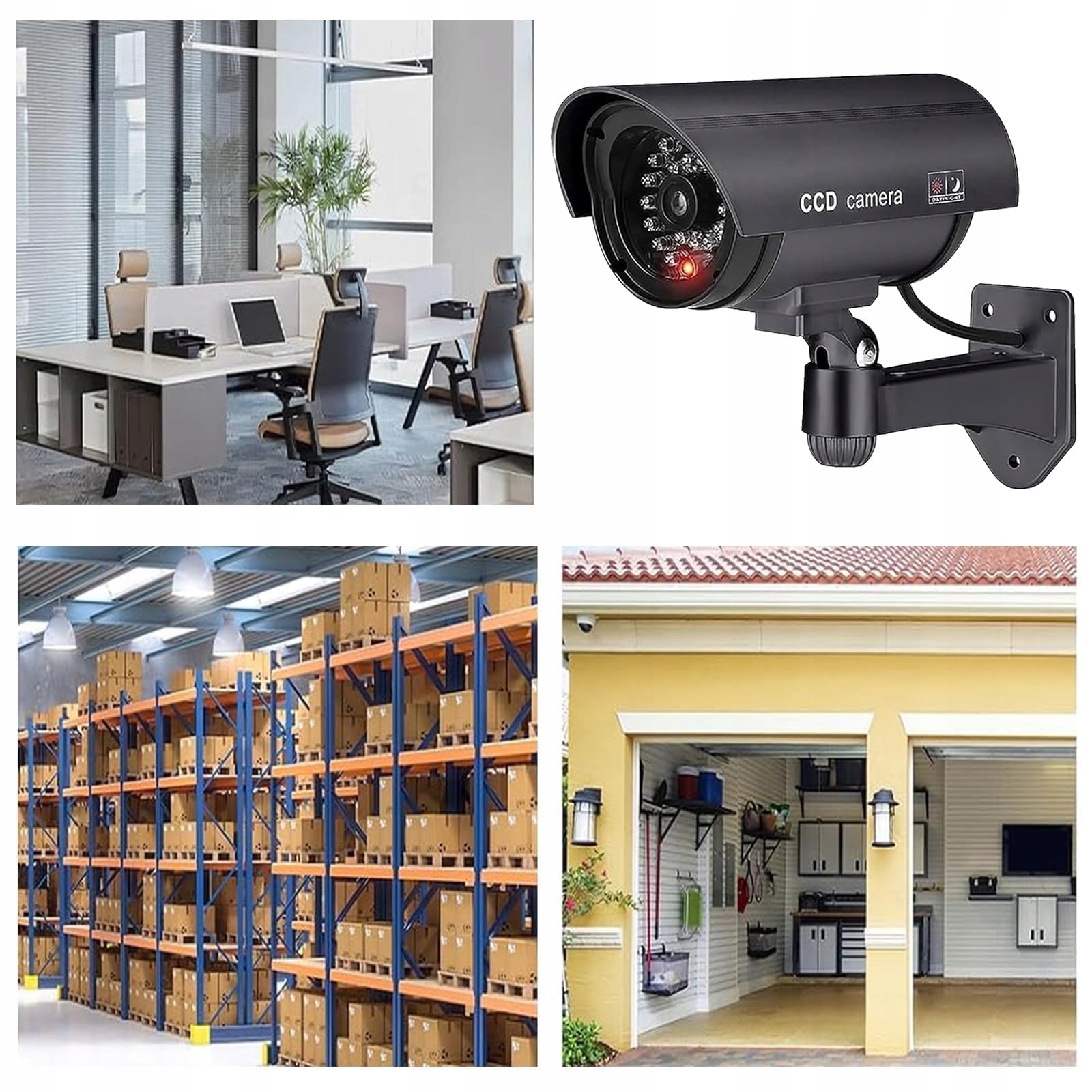 KAMERA DUMMY ZEWNĘTRZNA Z LED ODPORNA NA WARUNKI ATMOSFERYCZNE — miniatura 6