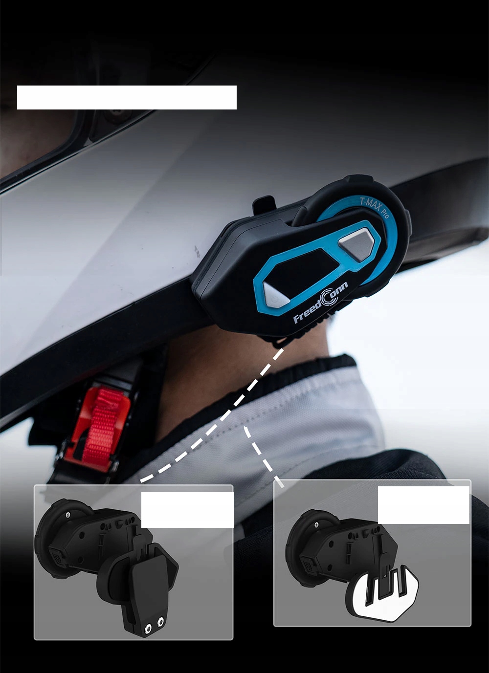 INTERKOM MOTOCYKL FREEDCONN T MAX V4 PRO BT 6 OSOB Liczba zestawow na 1 kask