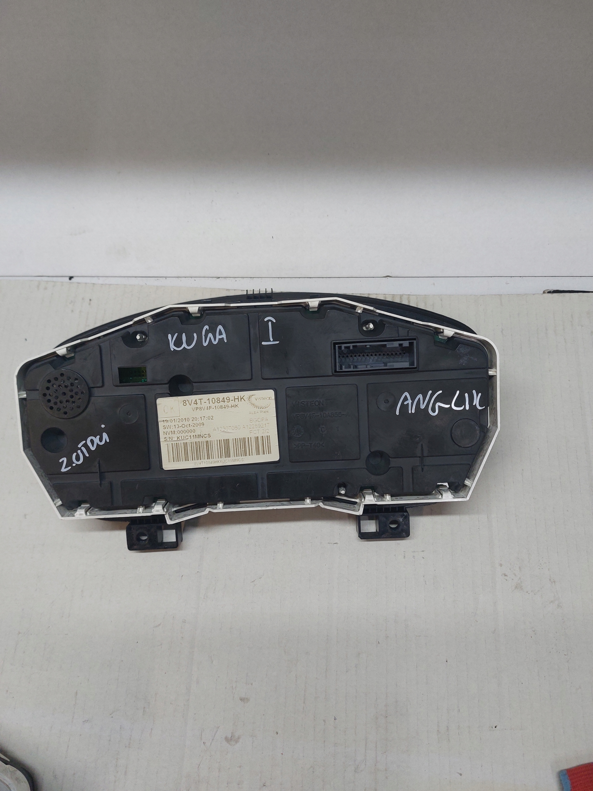 dials dials FORD KUGA and 2.0 TDCI ANGLIK 8V4T-10849-HK
