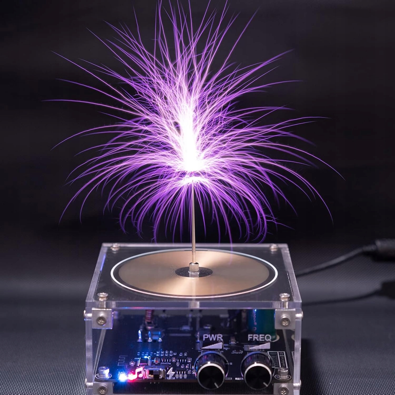 Bluetooth Tesla Coil Music Plazmový reproduktor Touchable Vědecké experimenty