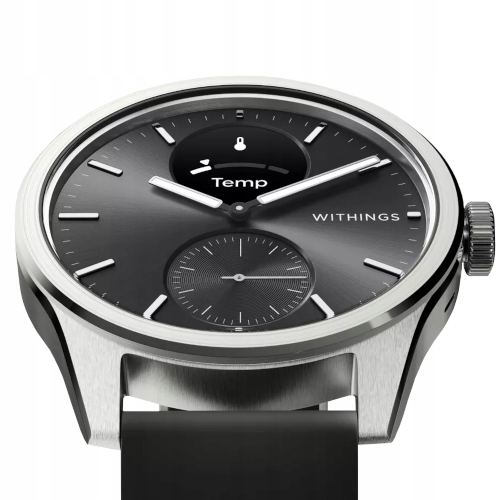 Withings Scanwatch 2 chytré hodinky měřením tepové frekvence, Ekg a teploty, 42 mm ocel Bt
