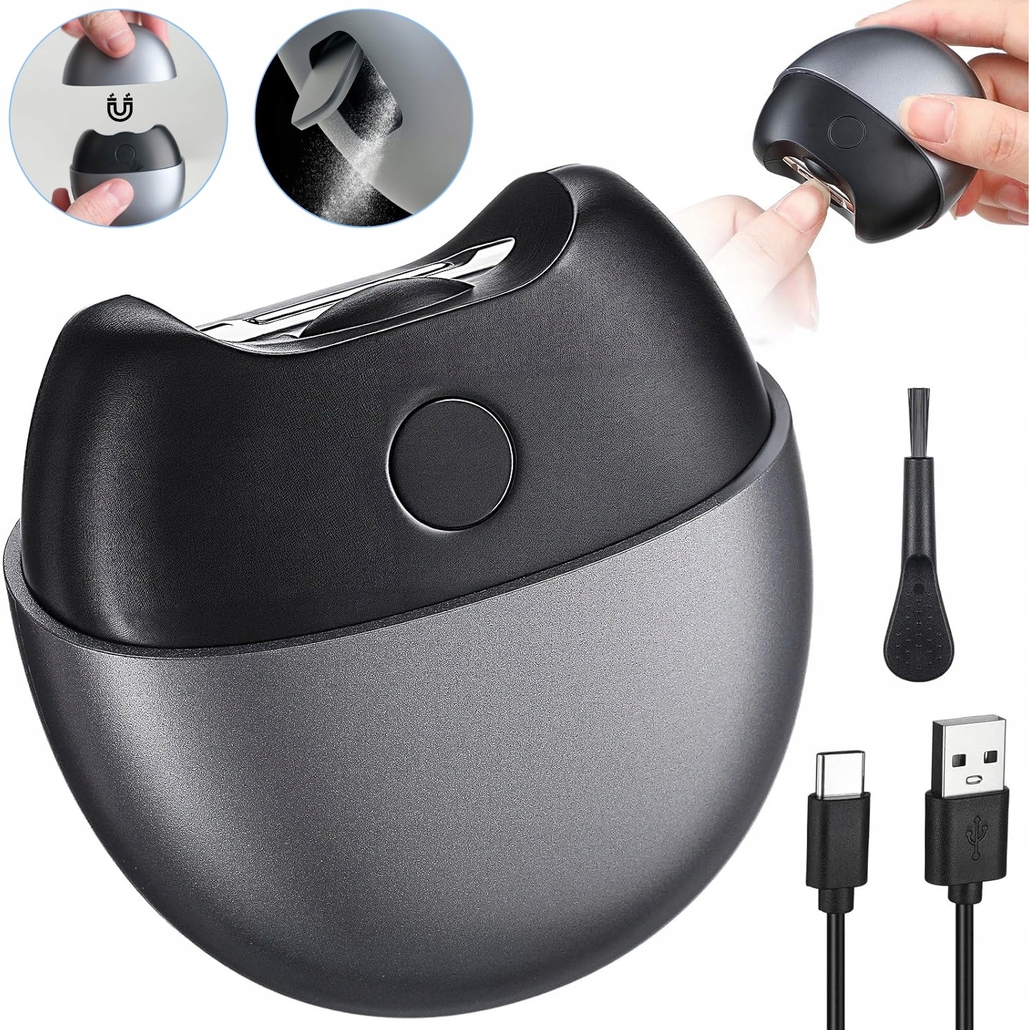 Elektrická Kleštička Na Nehty 2 Rychlostní Režimy S Led Usb Světlem