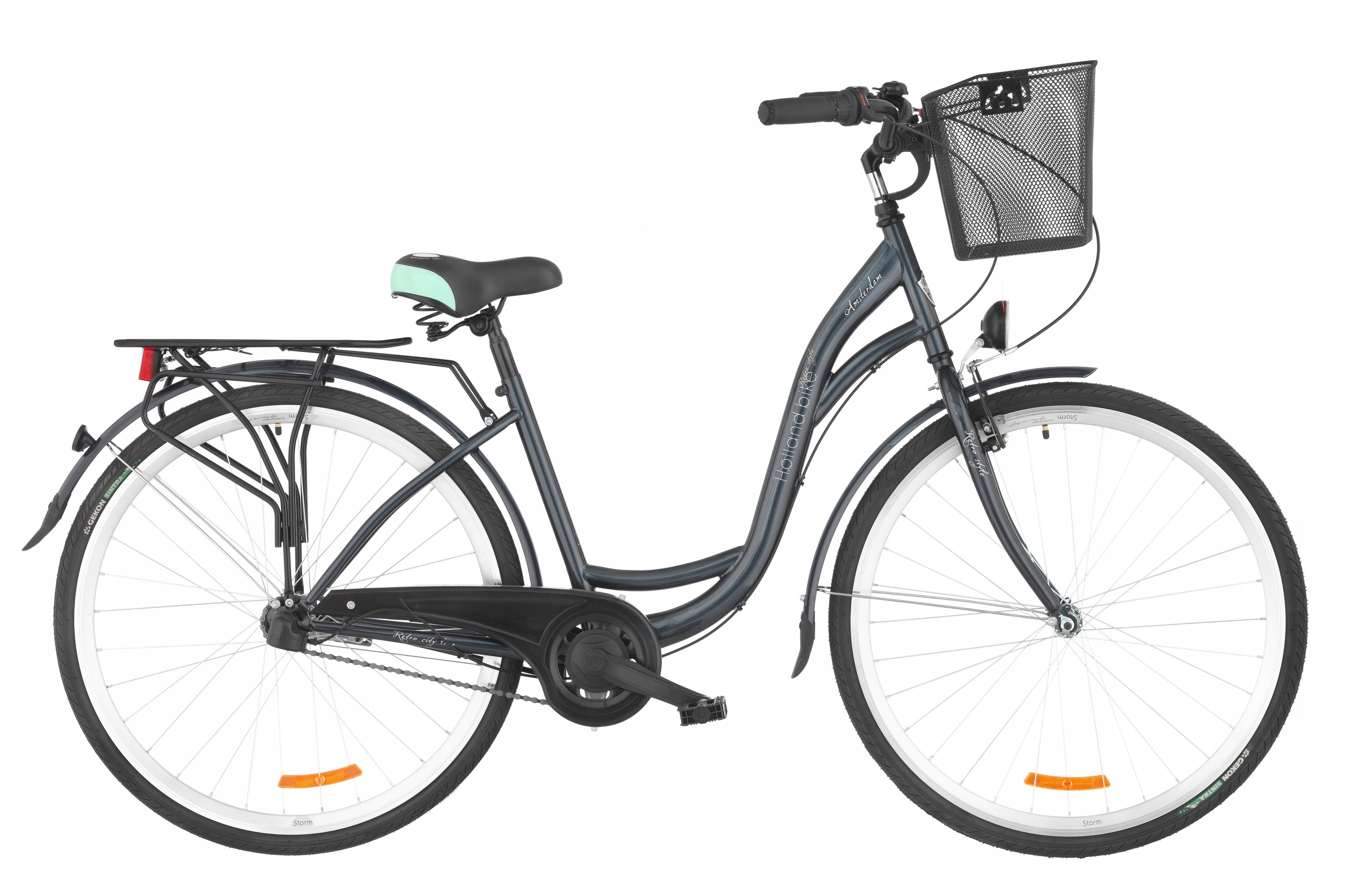 

Rower Storm Holland Bike Amsterdam 28 3S kosz