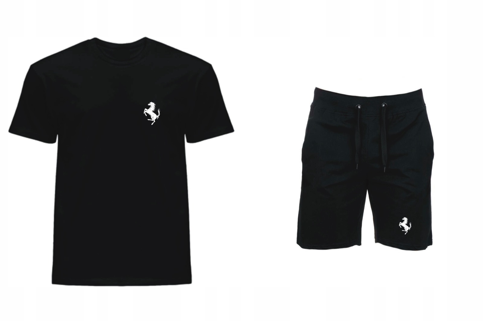 Komplet Tričko Kraťasy Ferrari Pánské XL