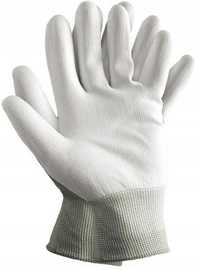 

Rękawice pu nylon biały poliuretanowe 9 L