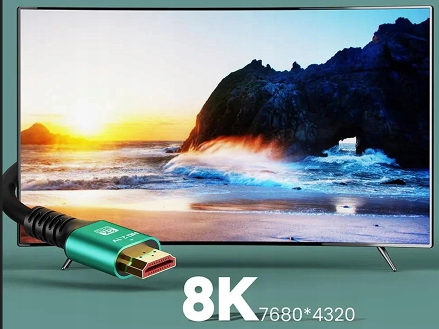 Kabel HDMI 2.1 Bounn ULTRA HIGH SPEED UHD 8K 4K 2K 48 Gb/s 2m Marka IZOXIS