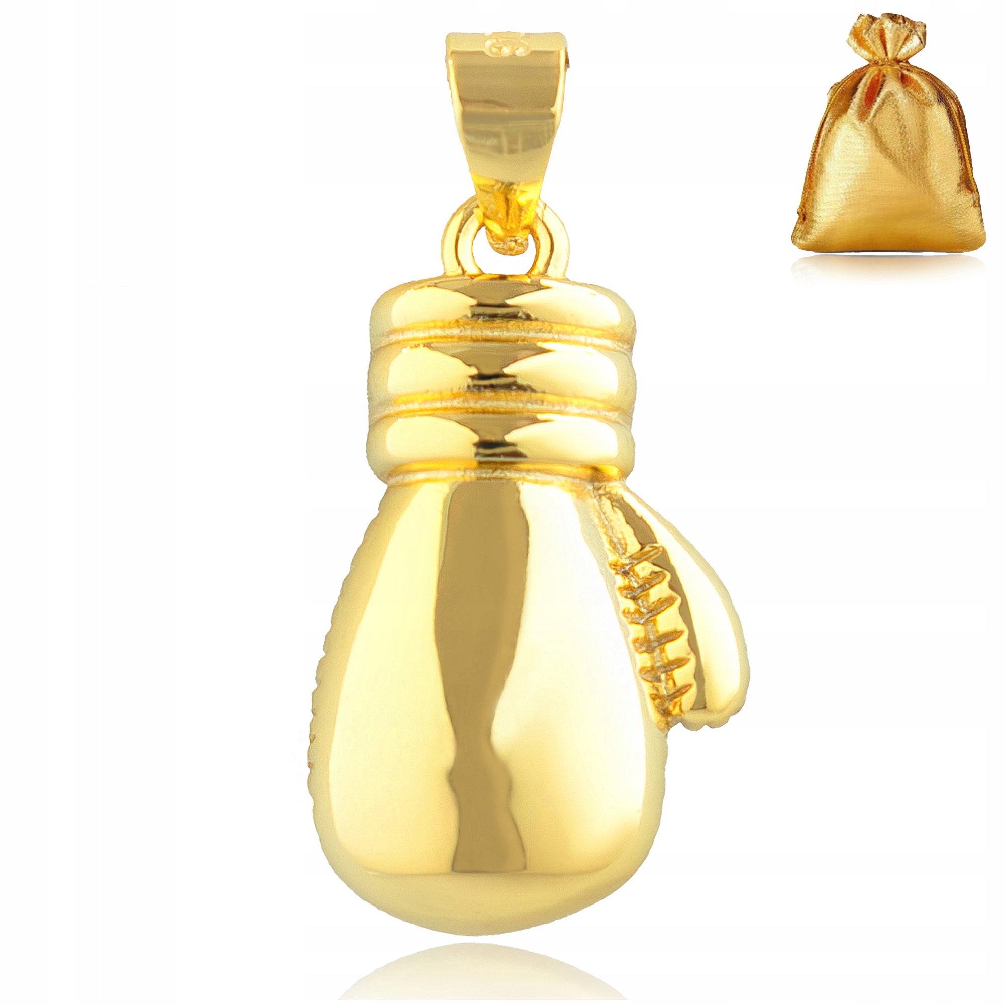 Zlatý Přívěsek Na Řetízek Přívěsek Boxerská Rukavice Stříbro Pozlacené