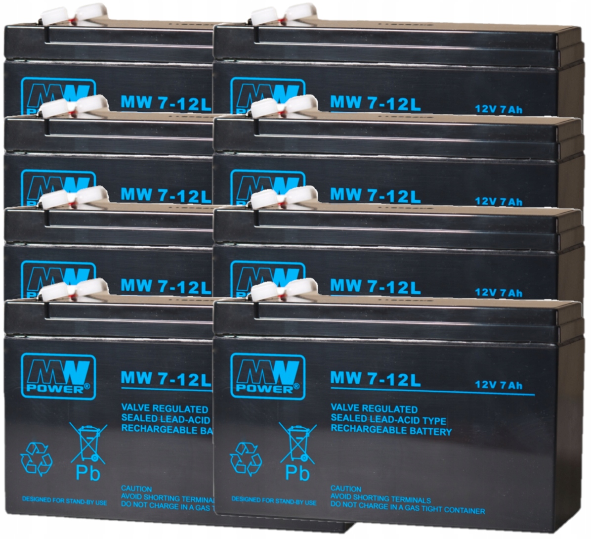 APCRBC26 RBC 26 #26 ZESTAW AKUMULATORÓW PAKIET BATERII UPS APC 8x MW 7-12L