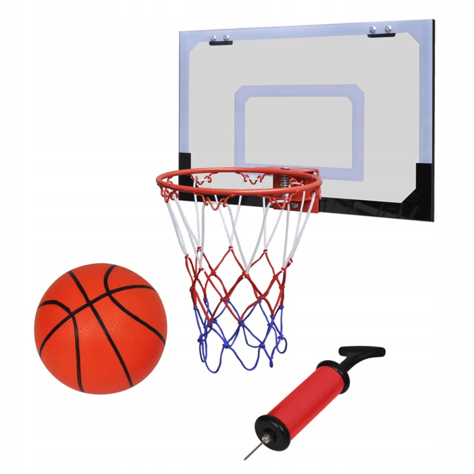 Sada na mini basketbal na dveře koš míč pumpa Stay Gent