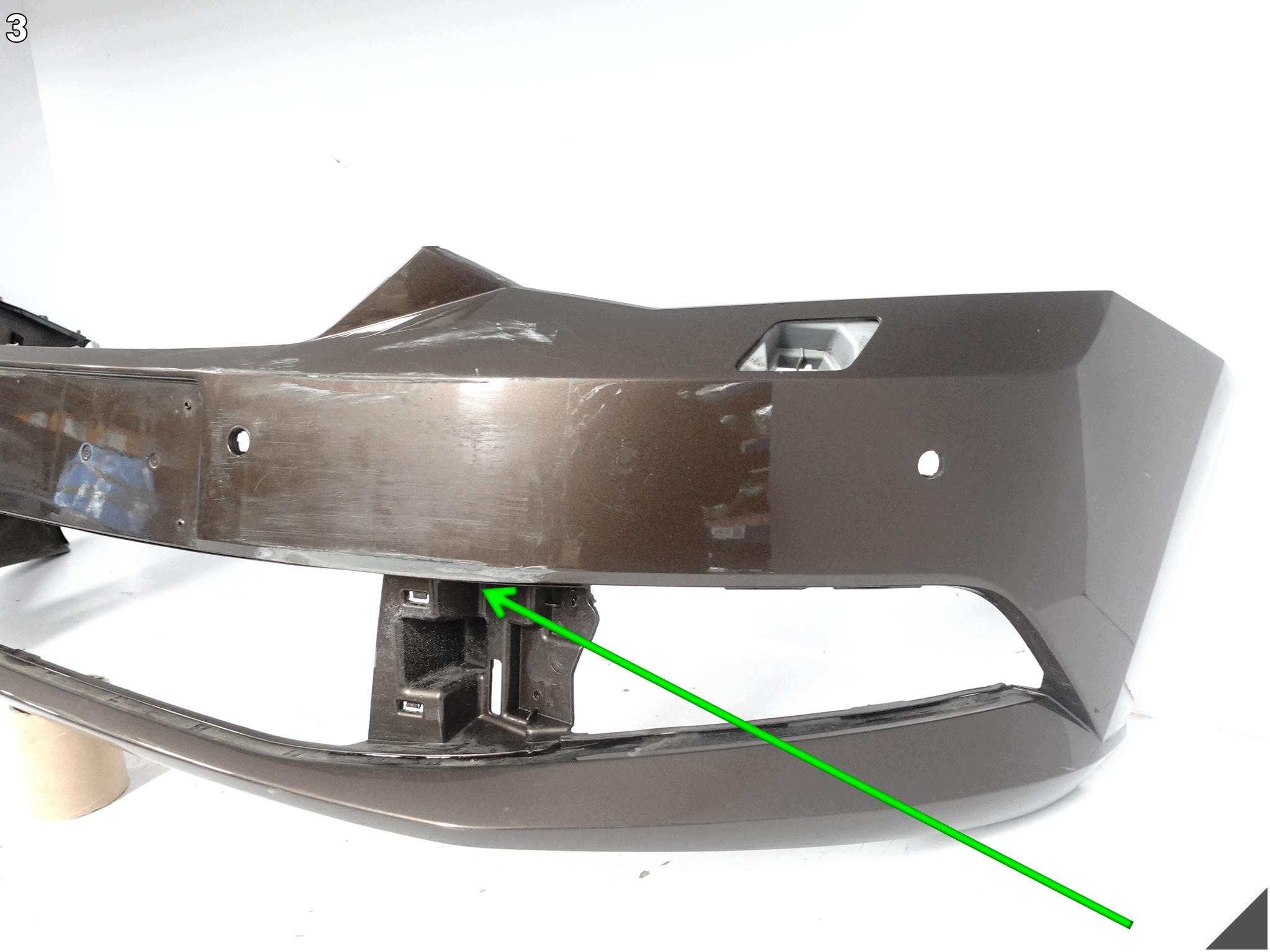 SKODA FABIA III 3 6V0 14-18 bumper BUMPER front (4xPDC/washers) 6V0807221