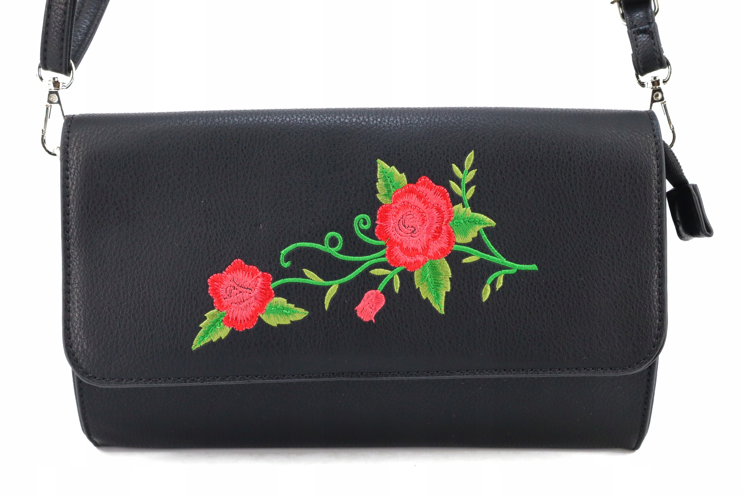 

Torebka Wizytowa Kopertówka Róża 2643 Czarny