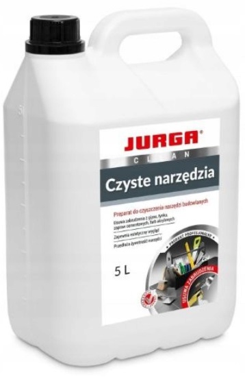 Levně Jurga Čisté Nástroje – Prostředek Na Odstraňování Malty Ze Sádrové Omítky Z Nástrojů 5 L