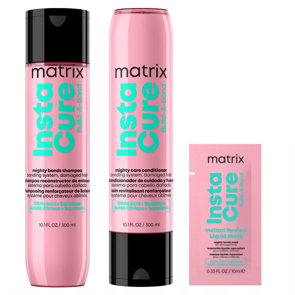 Matrix InstaCure Build-a-Bond odbudowwa włosów szampon odżywka