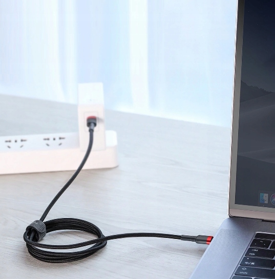 KABEL USB-C POWER DELIVERY 60W QC 3.0 BASEUS 2M Złącza USB typ C - USB typ C