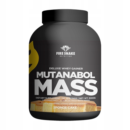 Firesnake Mutanabol Mass Gainer 3000g Wpc Wpi Waxy Maize sušenky piškot