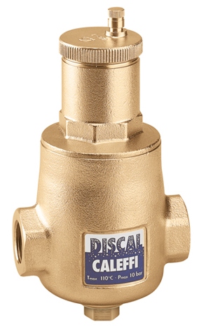 Caleffi separator powietrza 3/4" Gw mosiężny 551005