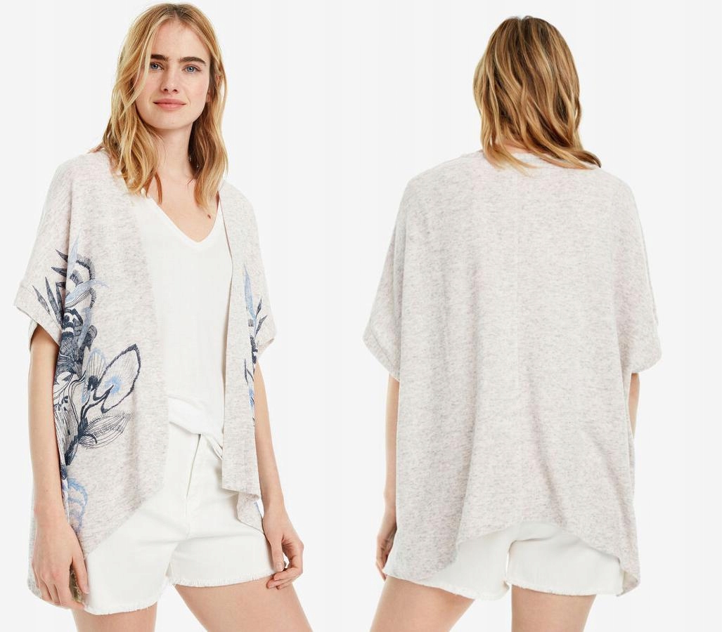 

Desigual Bluzka Narzutka 2W1 Print (M)