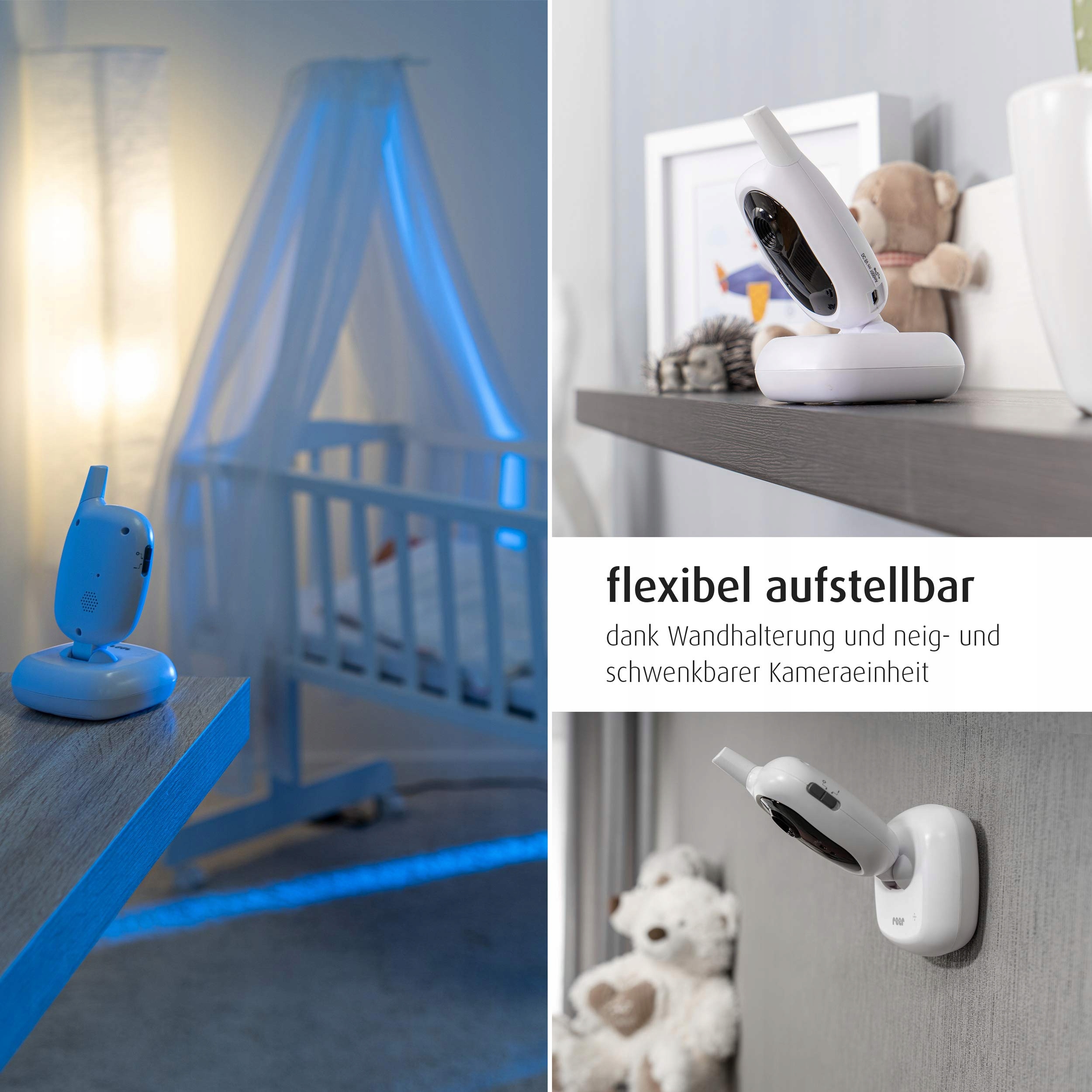 REER BabyCam Niania Elektroniczna 300m Kamera 43" Wyświetlacz — miniatura 5
