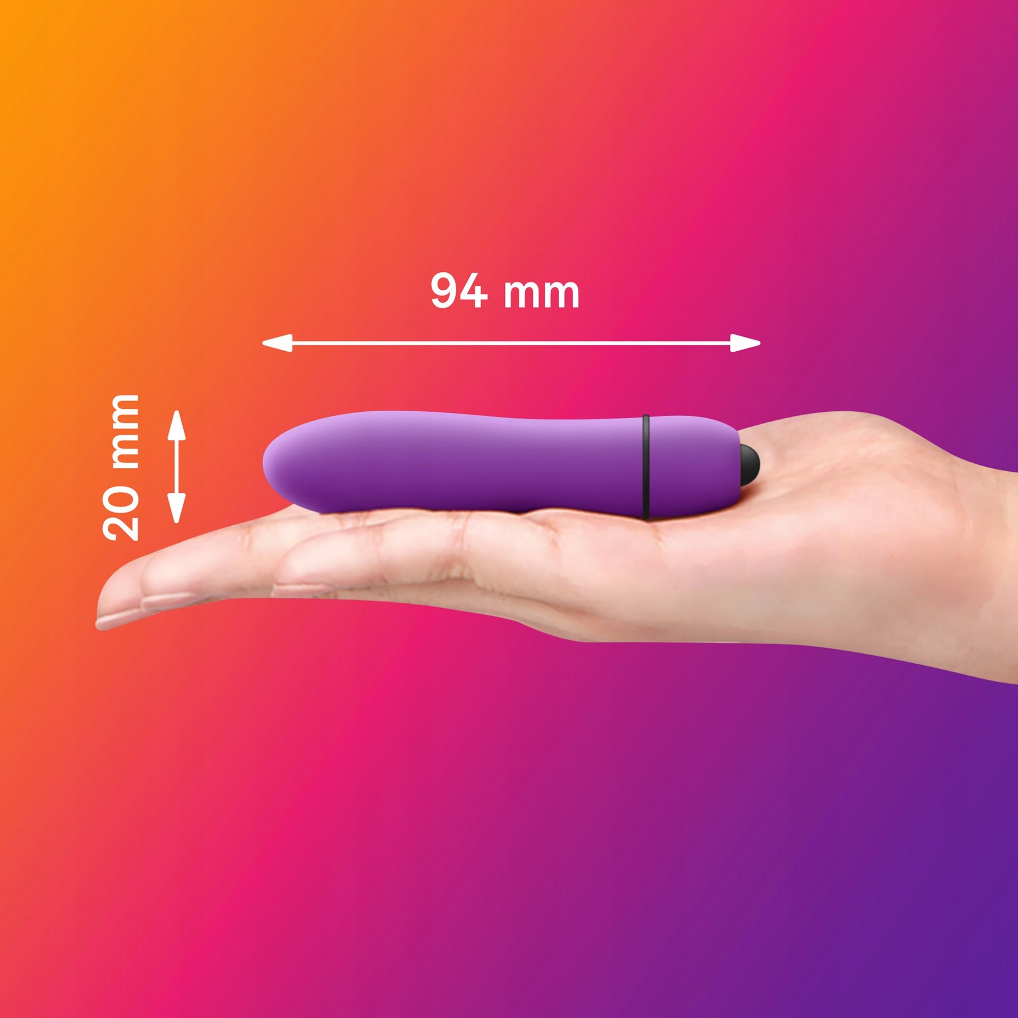 DUREX Intense Delight Minivibrator Dyskretny Masażer Fioletowy — miniatura 5