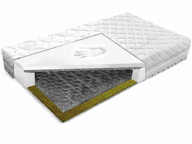 

Materac miękki sprężynowy 130x200 Visco Trawa mors