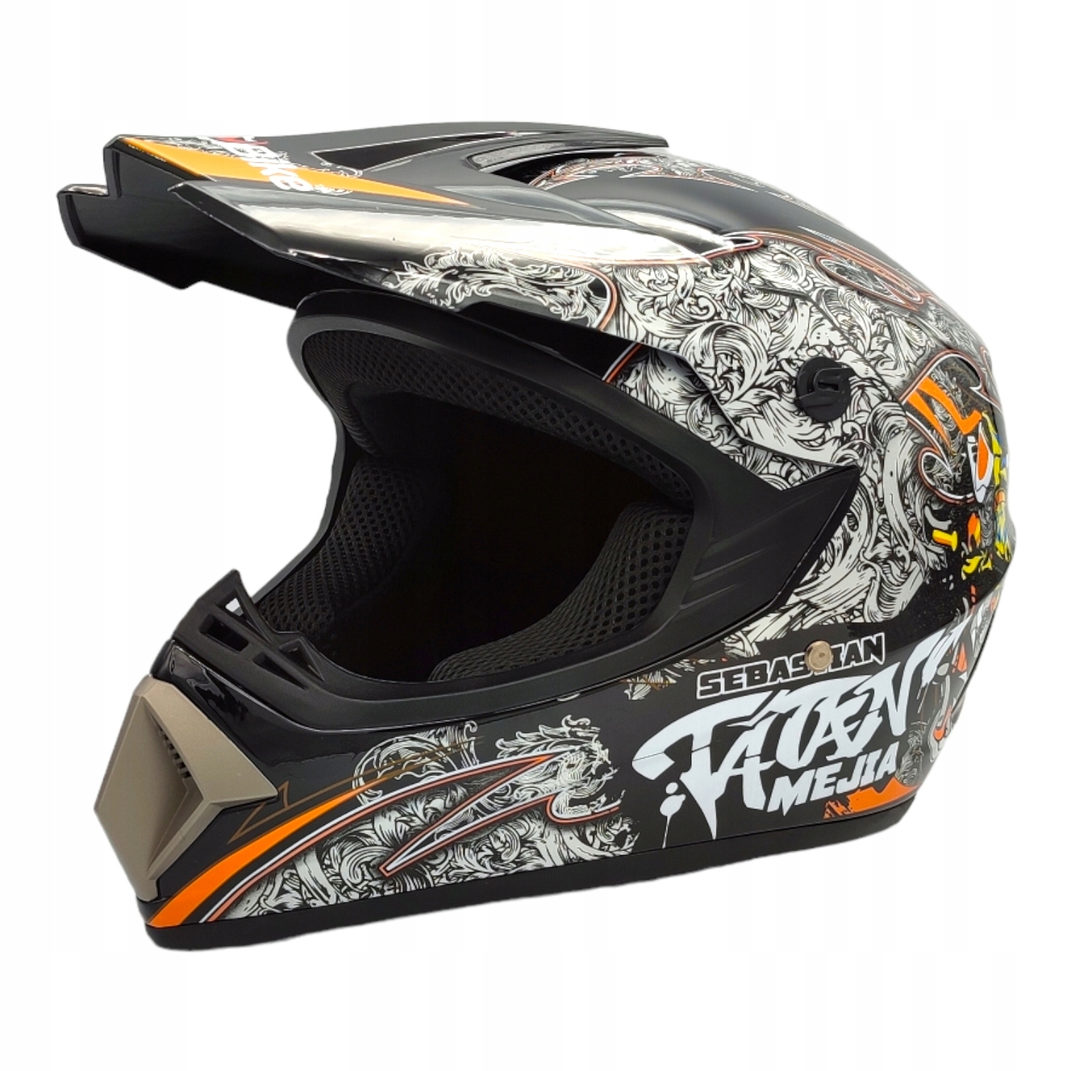 Kask Crossowy Motocyklowy Enduro Lekki Quad Atv Cross