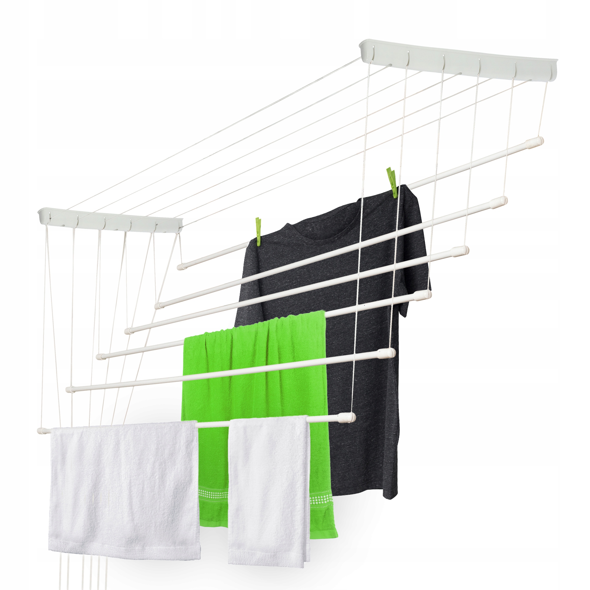 

Suszarka Na Pranie Ubrania Sufitowa 6 Prętów 130cm