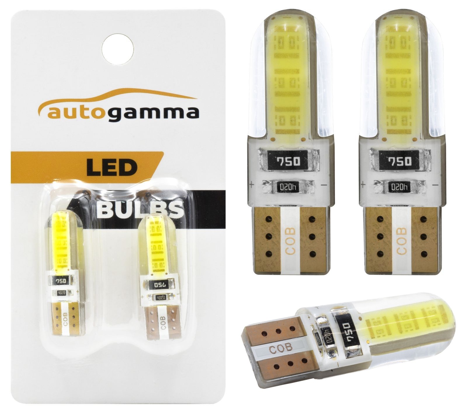 

Żarówki postojowe W5W T10 Led Cob 6500K 2 szt.