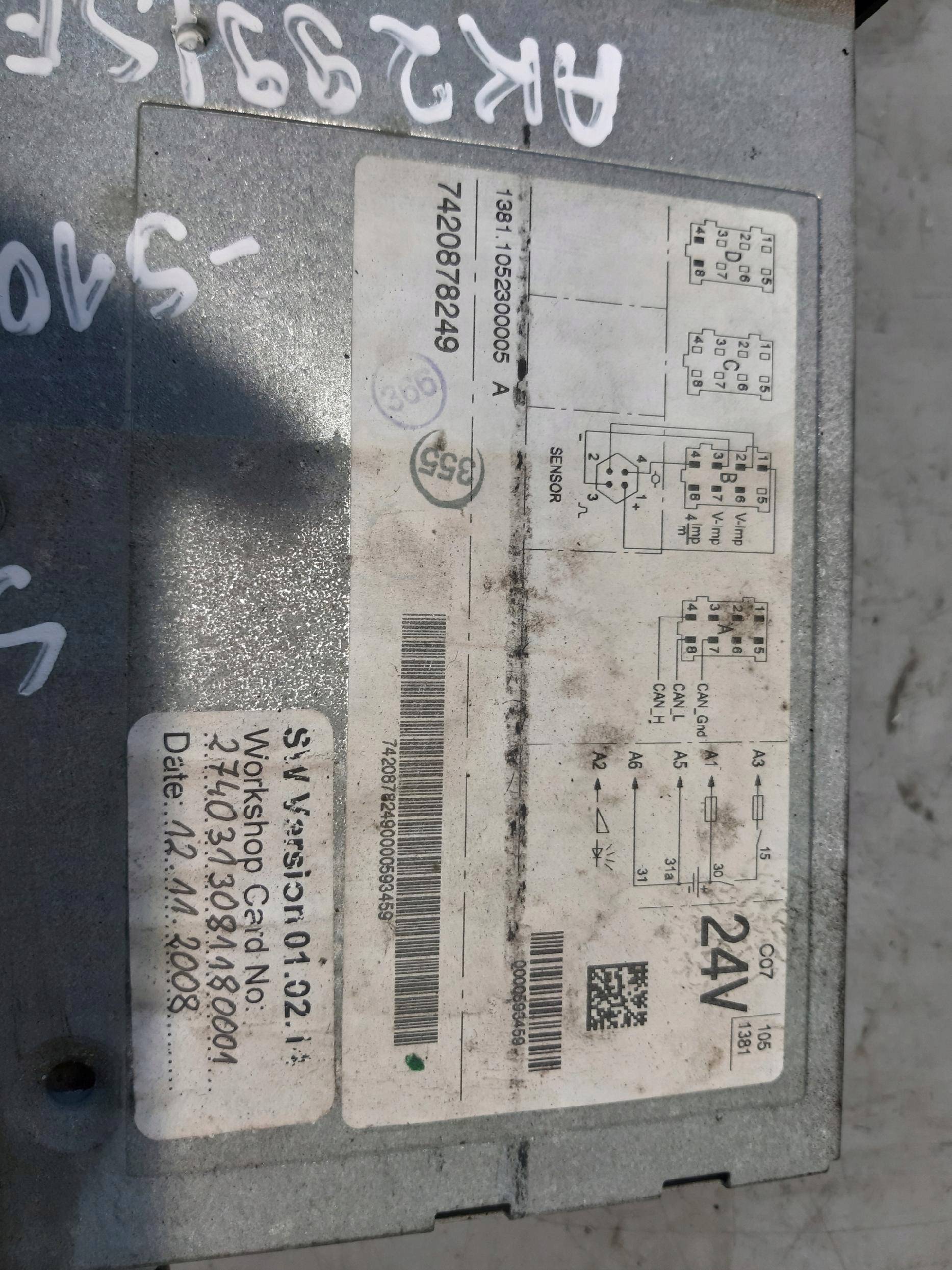 TACHOGRAF TACHO SIEMENS VDO D-78052