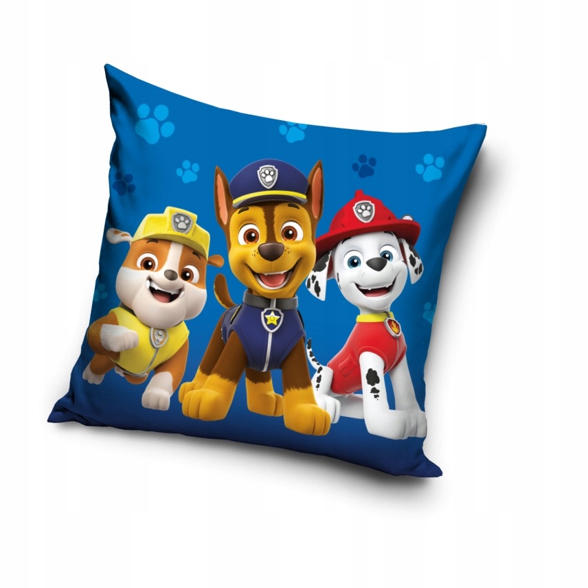 Poszewka na poduszkę velvet welurowa jaśka jasiek 40x40 Psi Patrol Paw