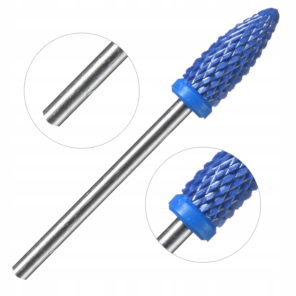 Frez Ceramiczny Do Paznokci Stożek Hybryda Żel Akryl Long Bullet/M Kod producenta 5907996053131