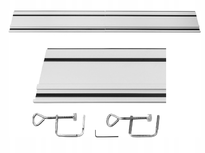 Vodící Lišta Pro Zahloubovač Meec 18x70 cm 2 ks