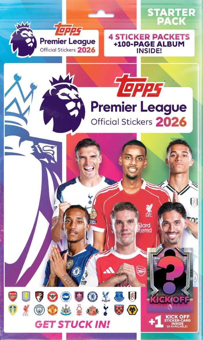 Premier League 2026 Stickers Starter Pack [karty]