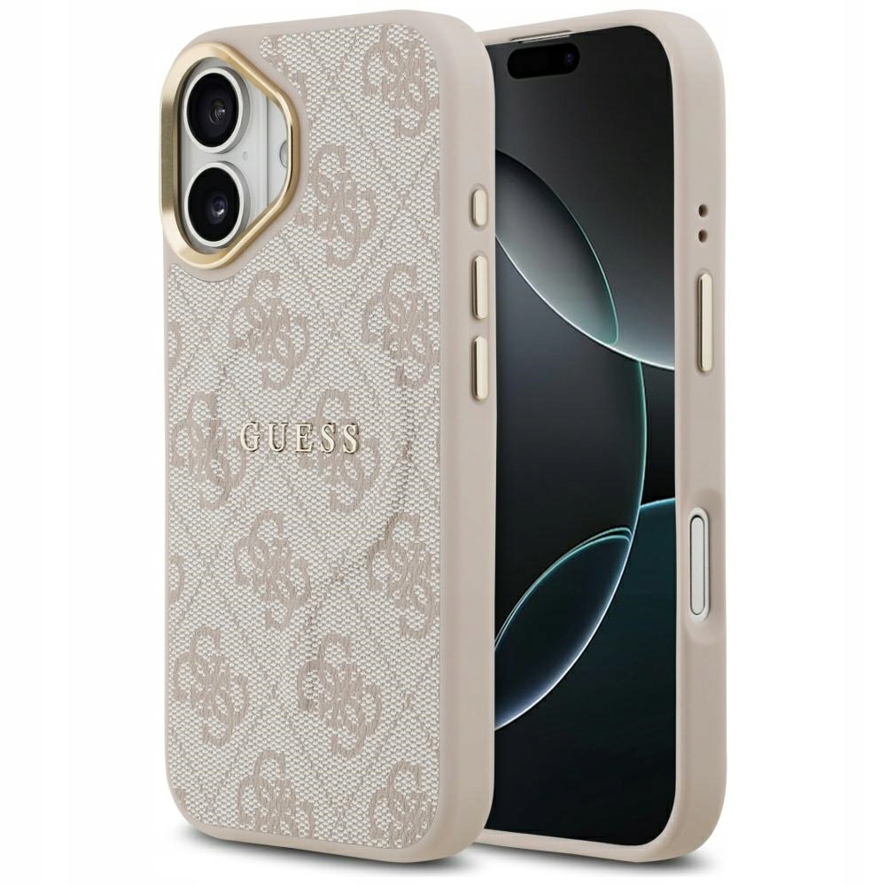 Pouzdro Guess 4G Pu Classic Logo MagSafe pro iPhone 17, růžové
