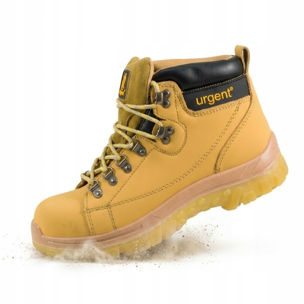 Buty Robocze Trzewiki Ochronne Urgent 114S1 Jasne Bhp z Noskiem S1 r. 42