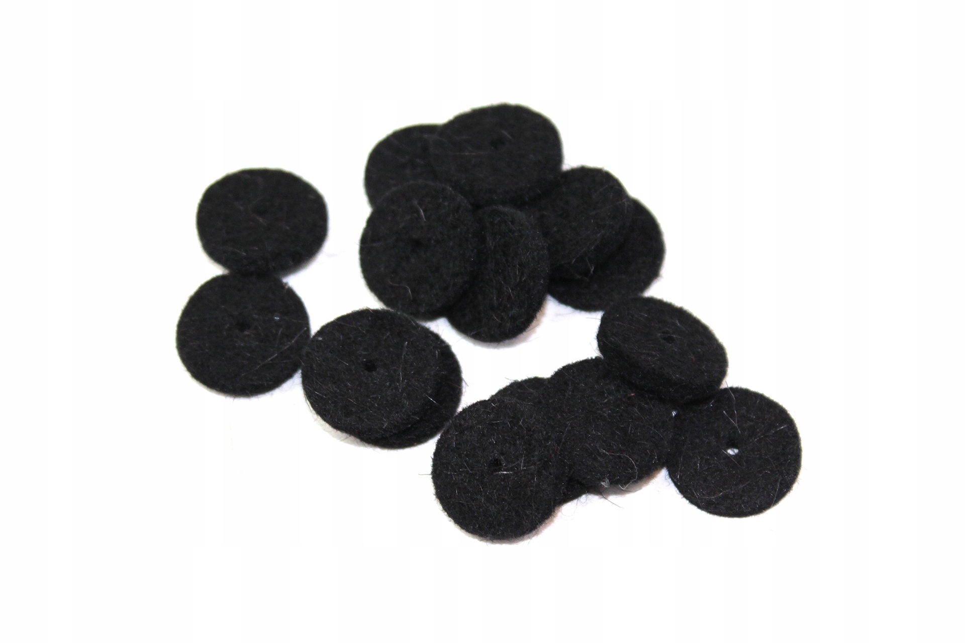 Tłumiki, filce pod guziki akordeonu CZARNY 10szt. Marka Italy